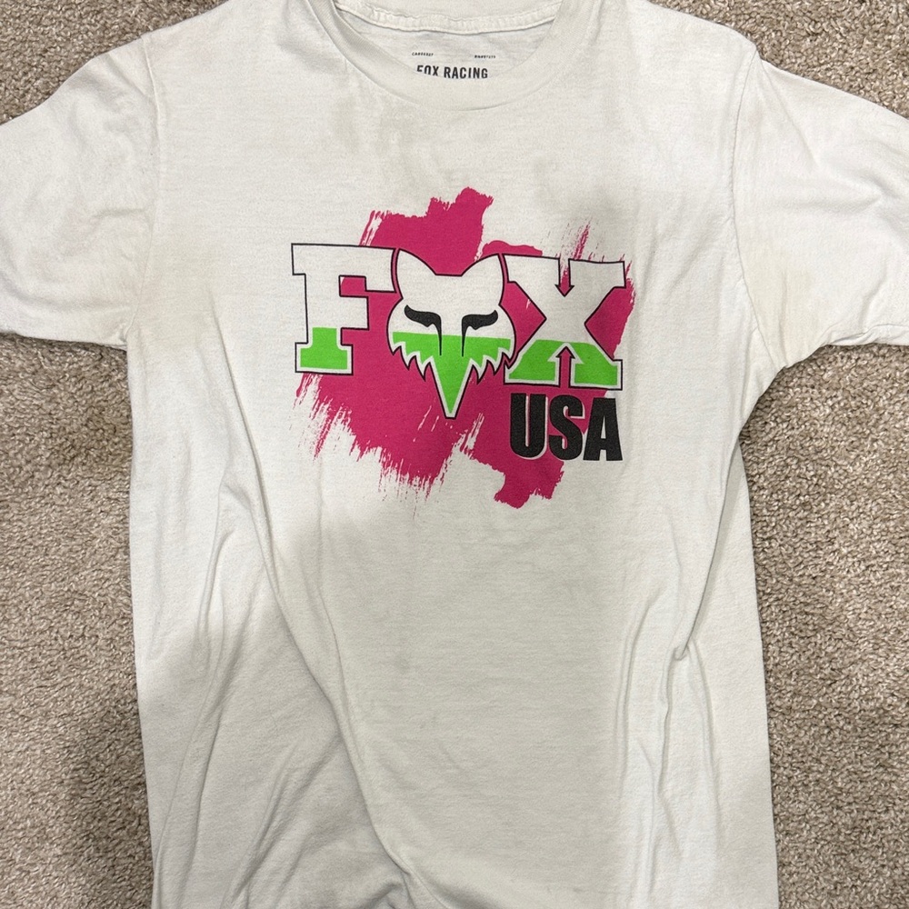Fox Racing White T-Shirts